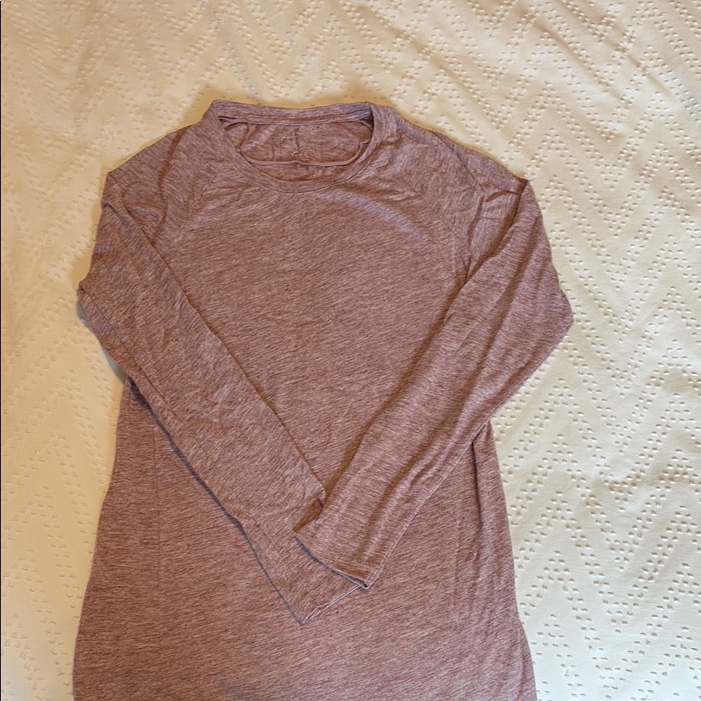 Long Sleeve Heathered Top